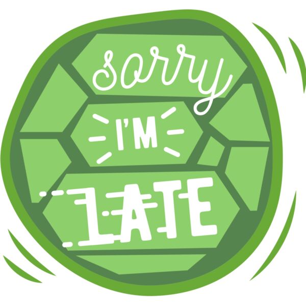 Sorry I'm Late Turtle Thumbnail
